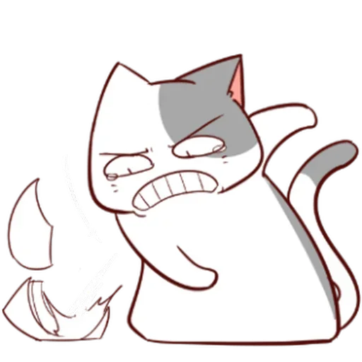 Стикер 😤 из набора Naughty Kitty