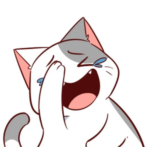 Стикер 😂 из набора Naughty Kitty