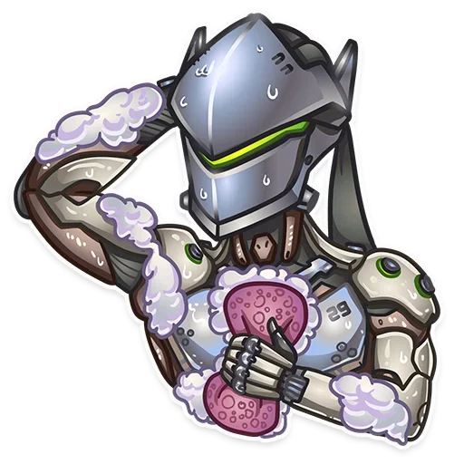 Стикер 🛀 из набора Overwatch Bunch