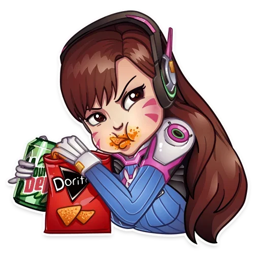 Стикер 🍟 из набора Overwatch Bunch