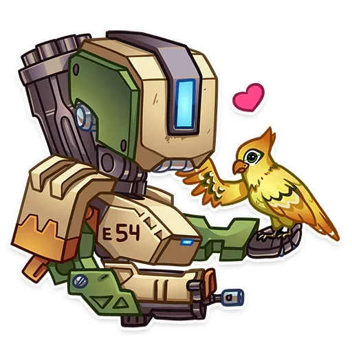 Стикер 💑 из набора Overwatch Bunch