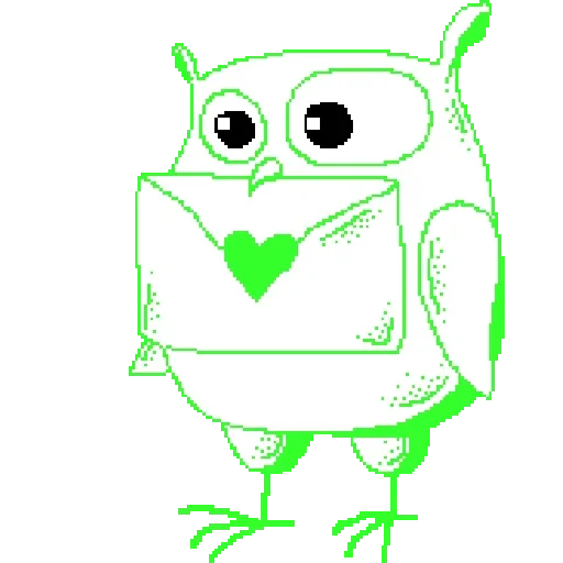 Стикер 💌 из набора Owlets