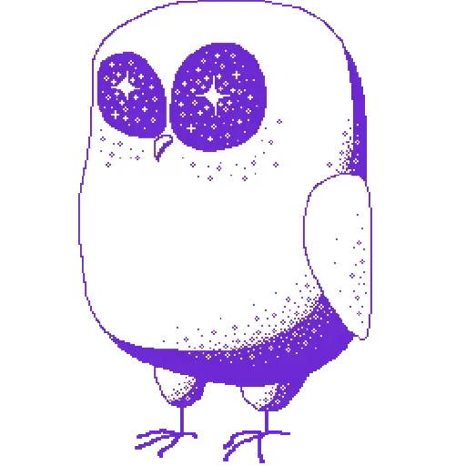 Стикер 👀 из набора Owlets