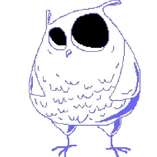 Стикер 🧐 из набора Owlets