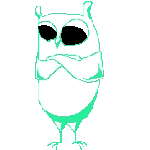 Стикер 😒 из набора Owlets