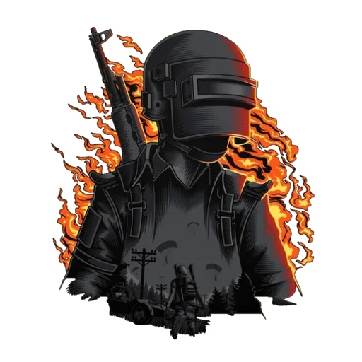 Стикер 🧑‍🚀 из набора PUBG Gaming