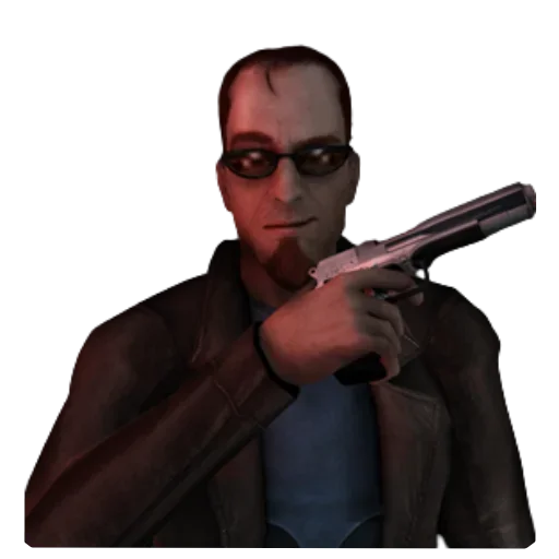Стикер 😏 из набора Postal 2 Чувак (Postal 2 the Dude)