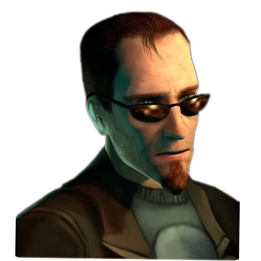 Стикер 😐 из набора Postal 2 Чувак (Postal 2 the Dude)