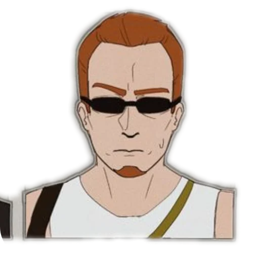 Стикер 🙂 из набора Postal 2 Чувак (Postal 2 the Dude)