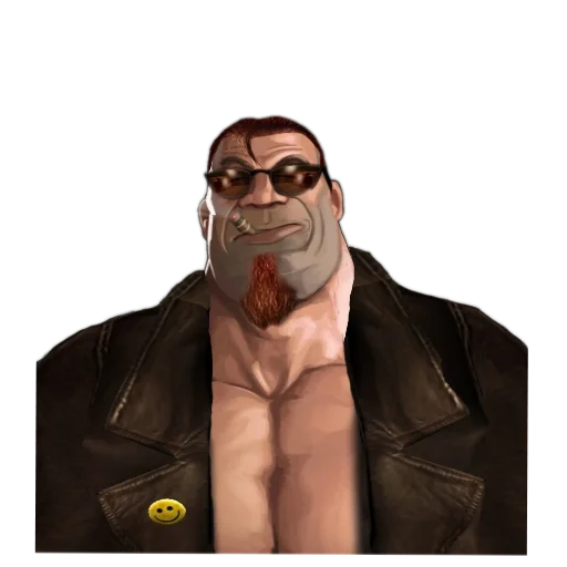 Стикер 😎 из набора Postal 2 Чувак (Postal 2 the Dude)