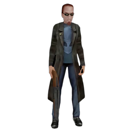 Стикер 😡 из набора Postal 2 Чувак (Postal 2 the Dude)