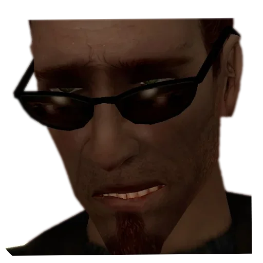 Стикер 😵‍💫 из набора Postal 2 Чувак (Postal 2 the Dude)