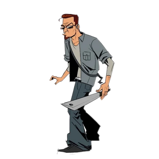 Стикер 🤨 из набора Postal 2 Чувак (Postal 2 the Dude)