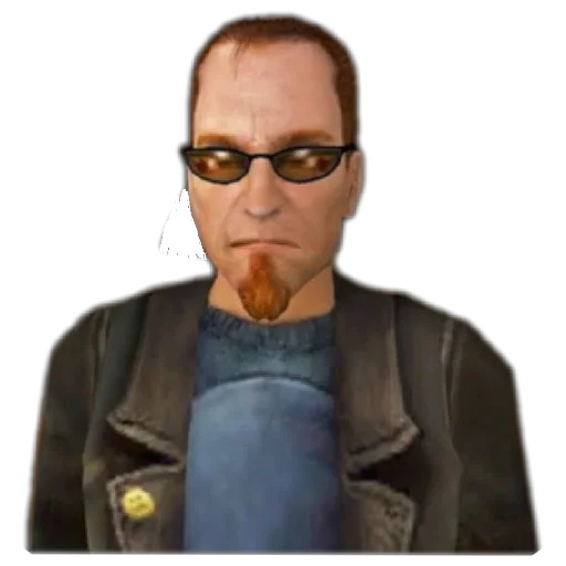 Стикер 😶 из набора Postal 2 Чувак (Postal 2 the Dude)