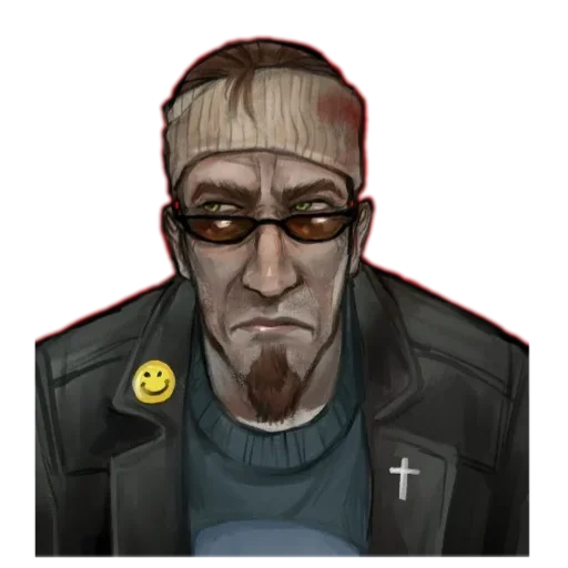 Стикер 😒 из набора Postal 2 Чувак (Postal 2 the Dude)