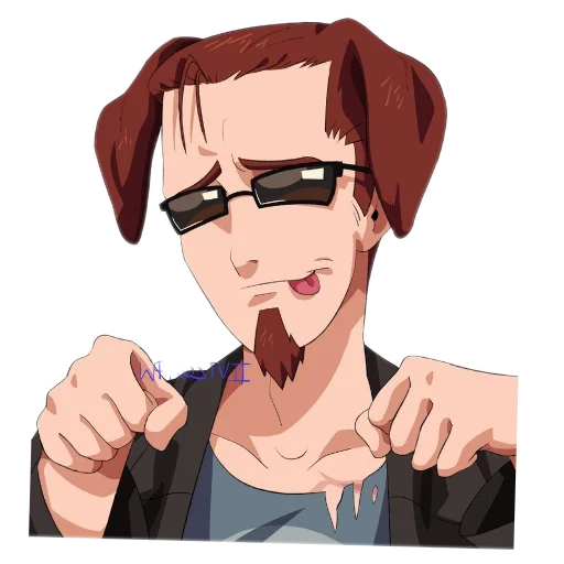 Стикер 🐶 из набора Postal 2 Чувак (Postal 2 the Dude)