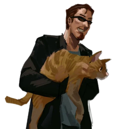 Стикер 🐈 из набора Postal 2 Чувак (Postal 2 the Dude)