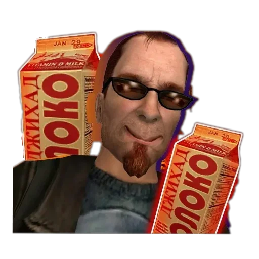 Стикер 🙂 из набора Postal 2 Чувак (Postal 2 the Dude)