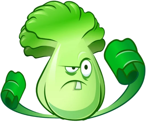 Стикер 🥬 из набора PvZ 2 plants