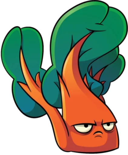Стикер 🥕 из набора PvZ 2 plants