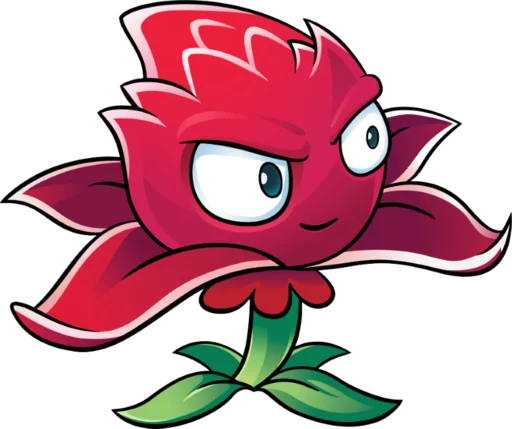 Стикер 🌹 из набора PvZ 2 plants
