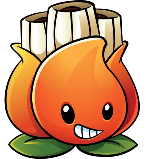 Стикер 🍑 из набора PvZ 2 plants