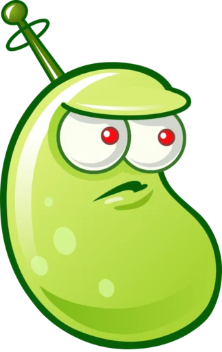 Стикер 🫘 из набора PvZ 2 plants