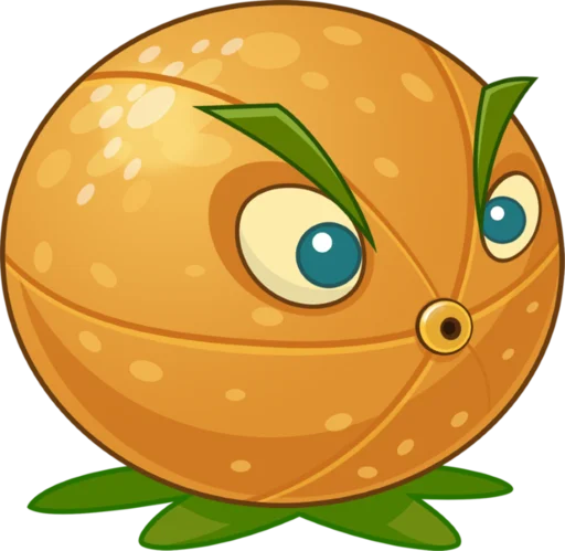 Стикер 🍊 из набора PvZ 2 plants