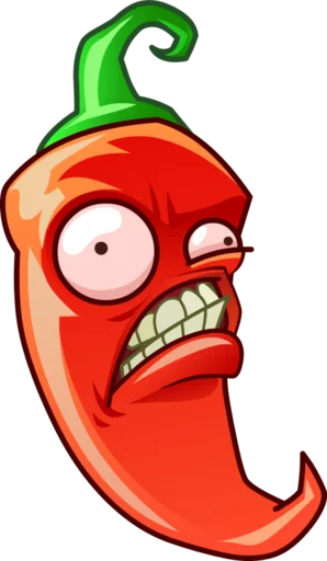 Стикер 🌶 из набора PvZ 2 plants