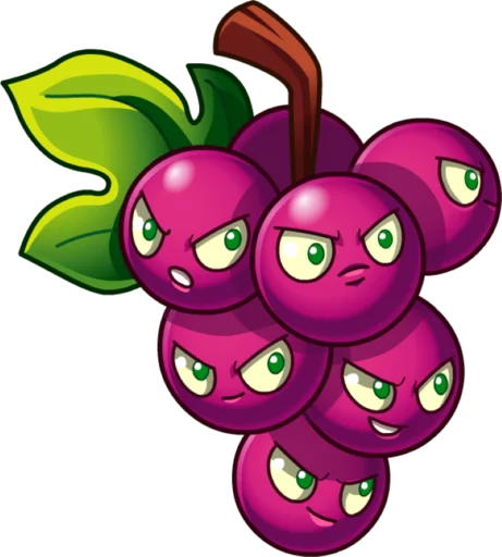 Стикер 🍇 из набора PvZ 2 plants