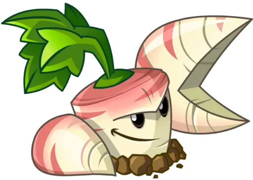 Стикер 🥕 из набора PvZ 2 plants