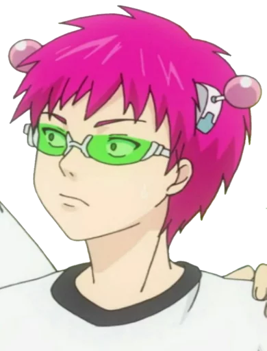 Стикер 😟 из набора Saiki KusuOH~