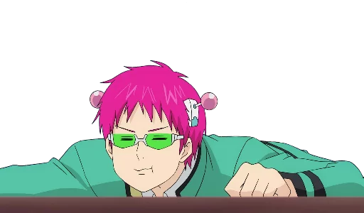 Стикер 😞 из набора Saiki KusuOH~