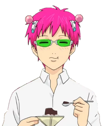 Стикер ☺️ из набора Saiki KusuOH~