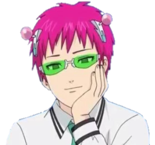 Стикер 🙂 из набора Saiki KusuOH~