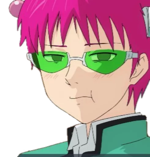 Стикер 😶 из набора Saiki KusuOH~