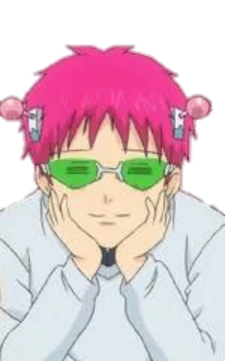 Стикер ☺️ из набора Saiki KusuOH~