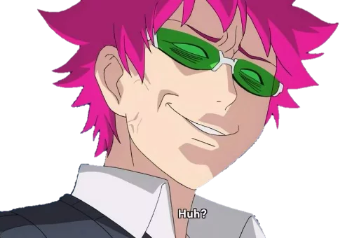 Стикер 😈 из набора Saiki KusuOH~