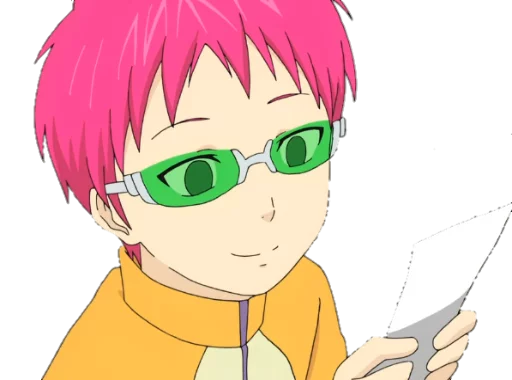 Стикер ☺️ из набора Saiki KusuOH~