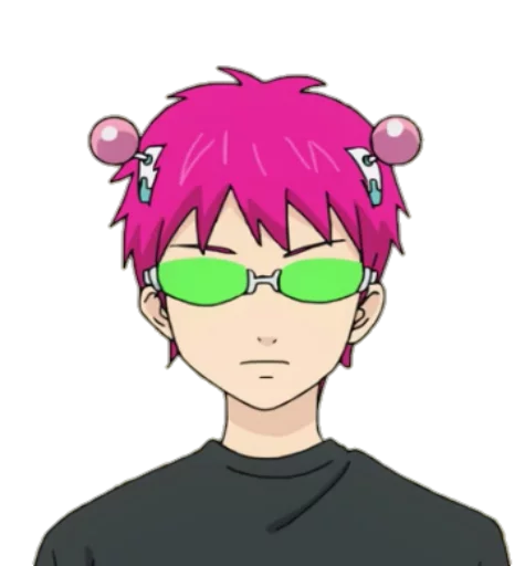 Стикер 😐 из набора Saiki KusuOH~