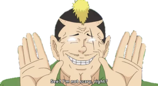 Стикер 😇 из набора Saiki KusuOH~