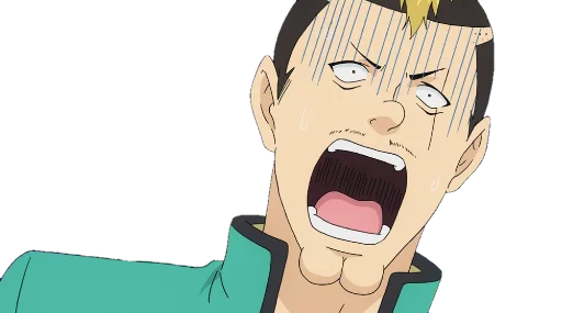 Стикер 😱 из набора Saiki KusuOH~