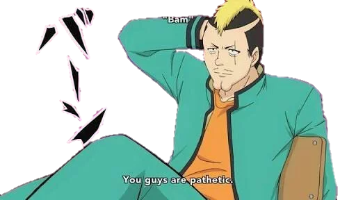 Стикер 😆 из набора Saiki KusuOH~