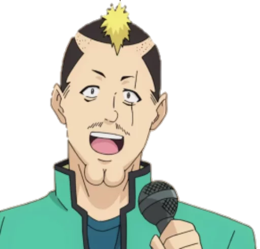Стикер 🎤 из набора Saiki KusuOH~