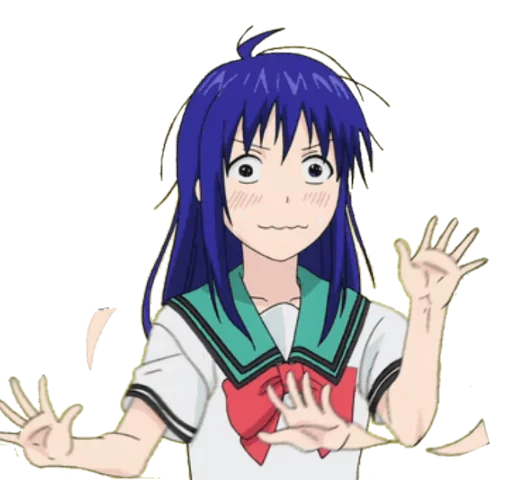 Стикер 😶 из набора Saiki KusuOH~