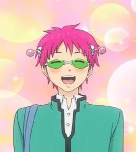 Стикер 😄 из набора Saiki KusuOH~