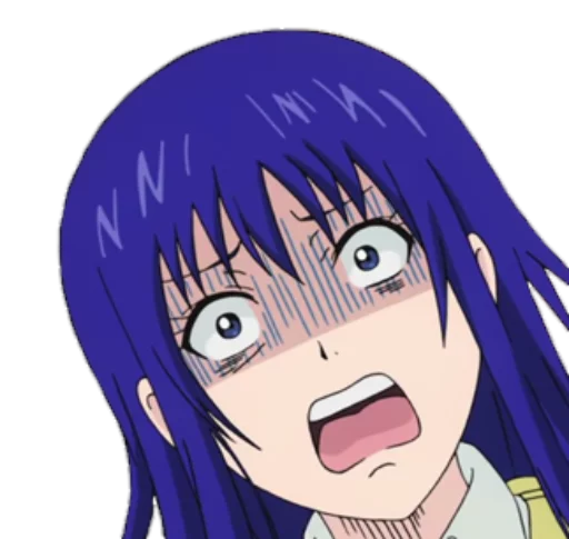 Стикер 😨 из набора Saiki KusuOH~