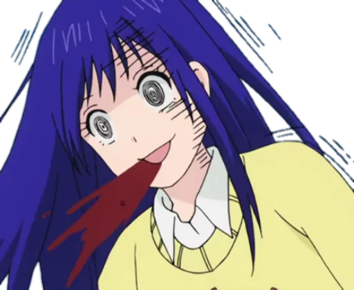 Стикер 😶 из набора Saiki KusuOH~