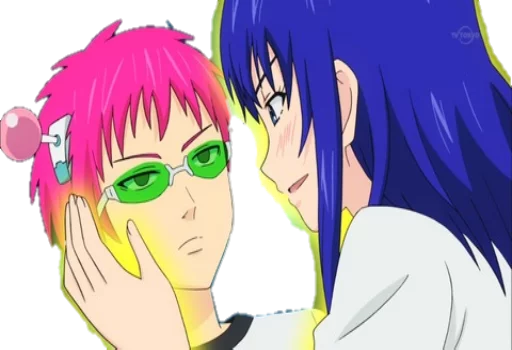Стикер 😬 из набора Saiki KusuOH~