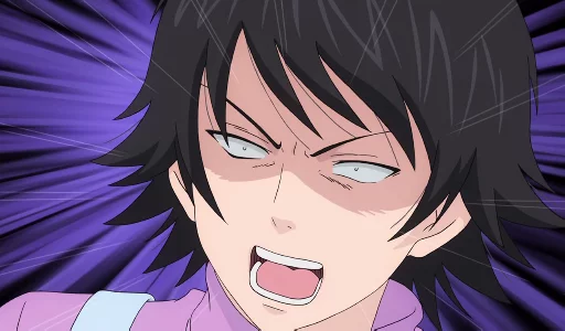 Стикер 😡 из набора Saiki KusuOH~